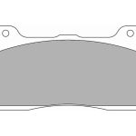 Тормозные колодки FERODO FRP3148R DS3000 для суппорта WILWOOD (7816) Billet Narrow