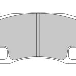 Задние тормозные колодки FERODO FRP3143H DS2500 для PORSCHE 911 GT2/GT3/Turbo (997)
