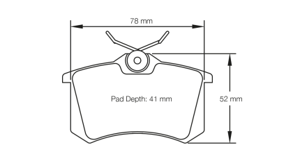 PAGID 1158-RSL29 Колодки задние тормозные RSL29 VW Polo [MK5] 2.0R WRC [уличный автомобиль]