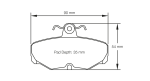 PAGID 1163-RS42 Колодки задние тормозные RS42 Caterham Seven Range