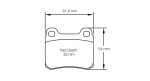PAGID 1177-RSH42 Колодки задние тормозные RSH42 OPEL Astra F 2.0 GSI 16V