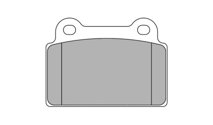 Задние тормозные колодки FERODO FCP4168Z DSUNO для MITSUBISHI EVO X