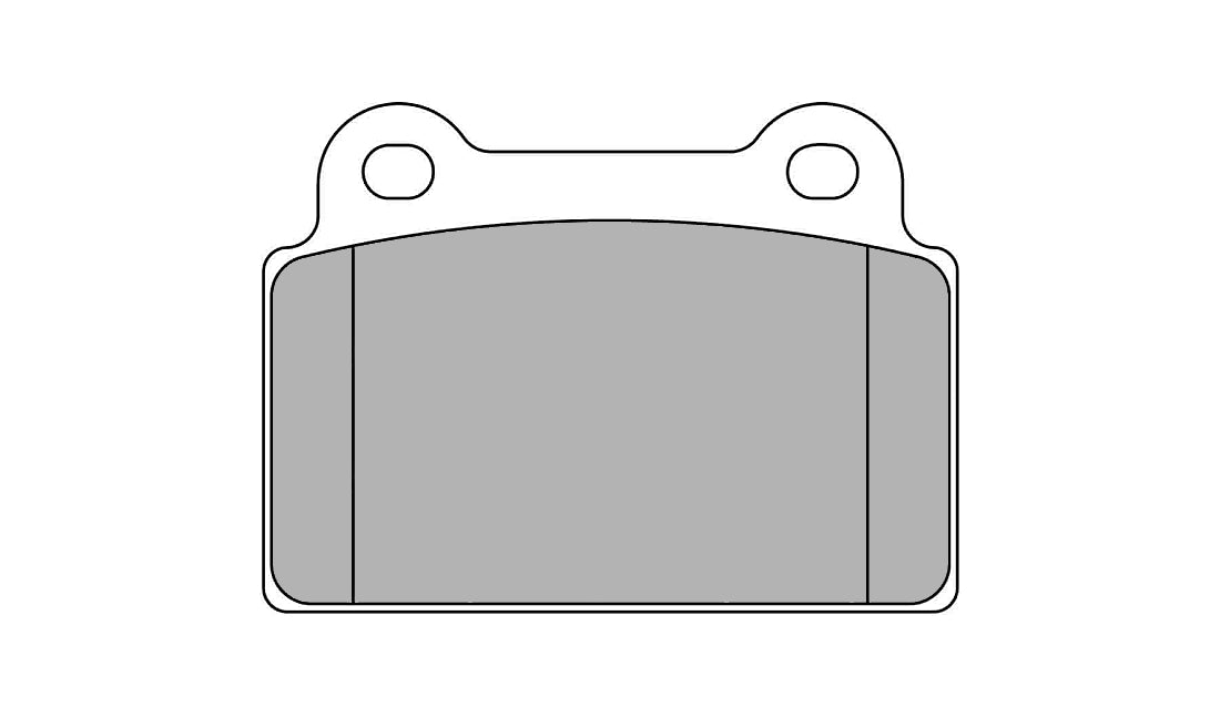 12148_cuPw_FCP4168 Задние тормозные колодки FERODO FCP4168Z DSUNO для MITSUBISHI EVO X — изображение 1