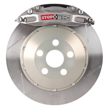 STOPTECH 83.165.004G.R1 BBK 2PC SPORT TROPHY,ЗАДНИЕ ПРОРЕЗКИ 345x28/STR40 TROPHY АНОДИРОВАННЫЙ BMW 135i '08