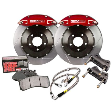 STOPTECH 83.895.4700.71 BBK 2PC РОТОР ПЕРЕДНИЙ С ШРЕЗАМИ 355X32/ST40 RED VW GOLF MK7 GTI '15