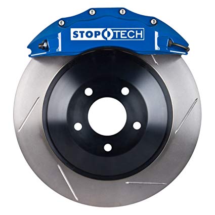 125852_R3KQ_STOPTECH82.874.6D00.21 STOPTECH 82.874.6D00.21 BBK 1шт. РОТОР ПЕРЕДНИЙ С ШПЕЛАМИ 380X35/ST65 BLUE TOYOTA LAND CRUISER 2008+ — изображение 1