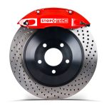 STOPTECH 83.529.004G.72 BBK 2PC РОТОР ЗАДНИЙ С ПРОВЕРЛЕНИЕМ 345X28/ST40 RED LEXUS GS350/ST40 RR
