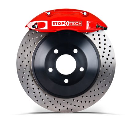 STOPTECH 83.529.004G.72 BBK 2PC РОТОР ЗАДНИЙ С ПРОВЕРЛЕНИЕМ 345X28/ST40 RED LEXUS GS350/ST40 RR
