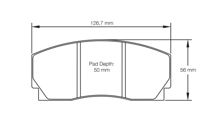 PAGID 1269-RSL29 Тормозные колодки RSL29 AP Racing CP2270 D46