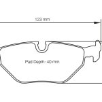 PAGID 1285-RS42 Тормозные колодки RS42 BMW Z4 2005-2009 / M3 [E36] 3.0 и 3.2