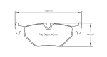 PAGID 1285-RS42 Тормозные колодки RS42 BMW Z4 2005-2009 / M3 [E36] 3.0 и 3.2