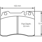 PAGID 1291-RSH29E Колодки тормозные RSH29E