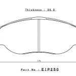 ENDLESS EIP250MA46B Передние тормозные колодки VW Golf VII GTI