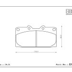 ENDLESS EP351MA46B Колодки передние тормозные SUBARU IMPREZA WRX (GDA)/NISSAN S13/S14