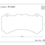 ENDLESS RCP117ES88G Колодки передние тормозные 18,5 мм NISSAN R35 GTR, суппорт Brembo