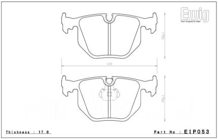 ENDLESS EIP053MA46B Тормозные колодки BMW M3 E46 (SMG II)/M5 E39/M ROADSTER Z4 M Coupe/M ROADSTER