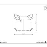 ENDLESS EIP145N100SP Задние тормозные колодки BMW E87/E90/E91