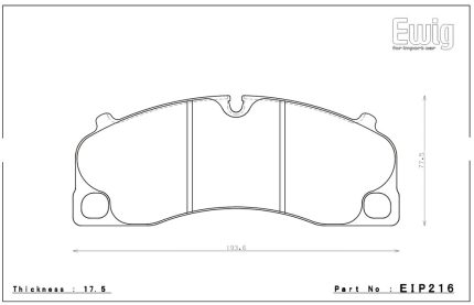 ENDLESS EIP216N38SP Колодки передние тормозные PORSCHE 991 Carrera 13+ (PCCB)