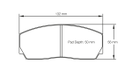 Тормозные колодки PAGID 1361-RSL29 для AP Racing CP 2279-400 S4BP/CP2279 D50/MITSUBISHI Lancer EVO X Gravel Rally