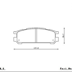 ENDLESS EP223S91F Колодки задние тормозные SUBARU IMPREZA/RS/WRX STI/GC8/GF8 WRX STi/LEGACY TURB/GT