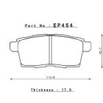 ENDLESS EP454ES88G Колодки задние тормозные MAZDA CX-7 (07-12)