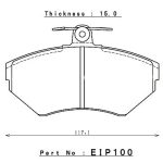 ENDLESS EIP100ES99G Тормозные колодки AUDI A4