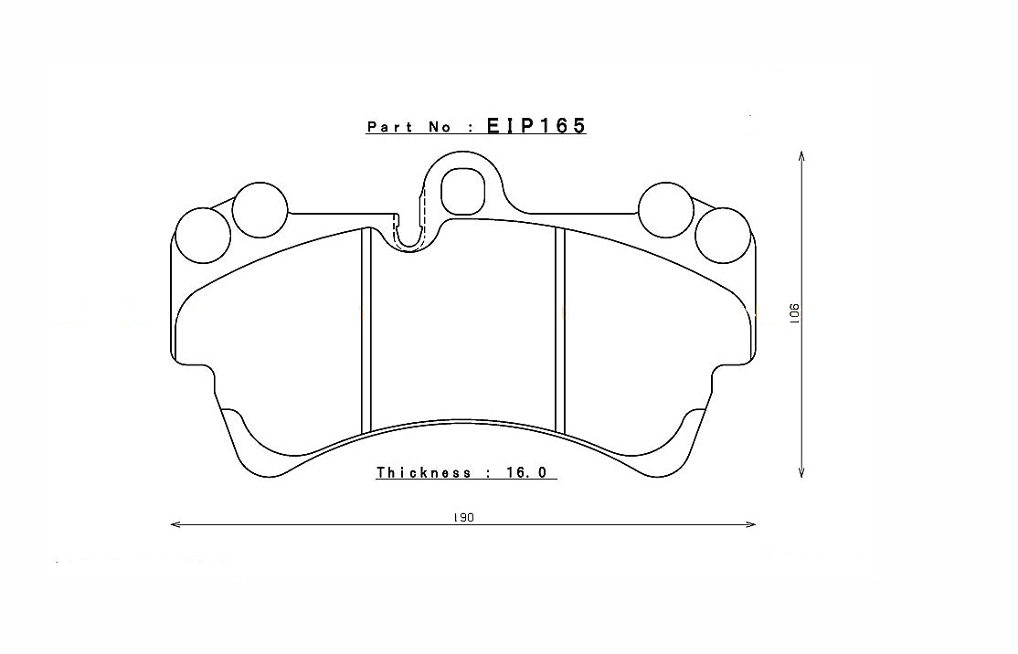 137441_sKu7_EIP165 ENDLESS EIP165S91F Передние тормозные колодки AUDI Q7/PORSCHE CAYENNE/VW TOUAREG — изображение 1