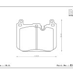 Передние тормозные колодки ENDLESS EIP206MA46B MA46B для BMW M2 (F87) / M3 (F80) / M4 (F82)