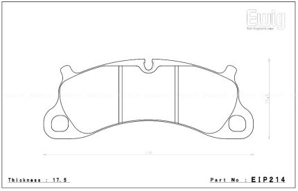 ENDLESS EIP214MA46B Колодки передние тормозные PORSCHE 3.8 CARRERA S/4S