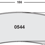 Тормозные колодки PFC 0544.22 Reae Z-RATED для FORD Crown Victoria 1992-1994 гг.