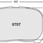 PFC 0707.22 Тормозные колодки Z-RATED CARBON METALLIC