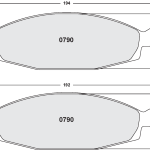 PFC 0790.22 Колодки тормозные Z-RATED Jeep Grand Cherokee 99-02 с передним суппортом ATE
