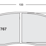 PFC 7767.97.17.44 Колодки передние тормозные 97 CMPD 17мм для D2/K-sport 6-поршневые