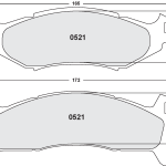 PFC 0521.22 Тормозные колодки Z-RATED CARBON METALLIC