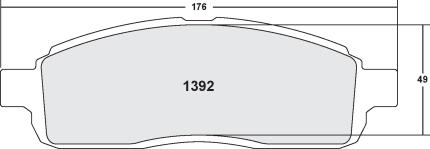PFC 1392.22 Тормозные колодки Z-RATED CARBON METALLIC
