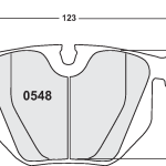 PFC 0548.08.16.44 Задние тормозные колодки для BMW 330i (E46) / M3 (E46) / Z4 M Coupe (08 Compound, 16 мм)