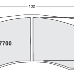 PFC 7700.05.25.34 Колодки тормозные RACE 05 CMPD 25мм PORSCHE 997 GT3/GT2/RS