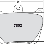 PFC 7802.01.20.44 Колодки тормозные RACE 01 CMPD 20MM RR