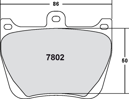 PFC 7802.01.20.44 Колодки тормозные RACE 01 CMPD 20MM RR