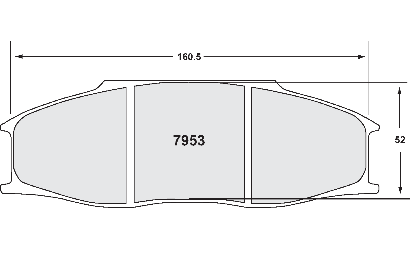 140683_3TR1_7953 PFC 7953.08.30.44 Колодки тормозные RACE 08 CMPD 30MM BMW Alpina B6 (PFC) GT3 — изображение 1