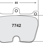 PFC 7742.01.20.44 Колодки тормозные RACE 01 CMPD 20MM Brembo 8-поршневые