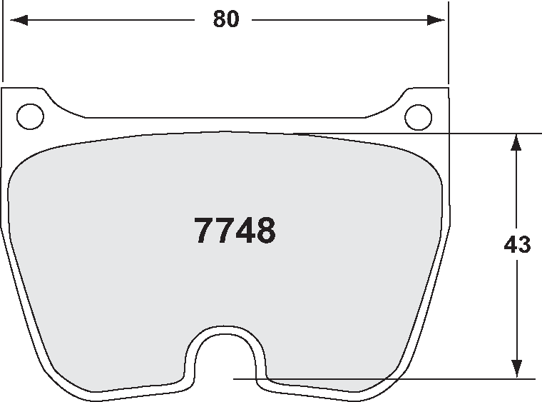 141358_1SlJ_7748 PFC 7748.95.20.08 Колодки тормозные RACE 95 CMPD 20MM Brembo 8-поршневые — изображение 1