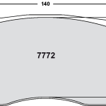 PFC 7772.11.28.34 Колодки тормозные RACE 11 CMPD 28MM FIAT Grande Punto (Tarmac)