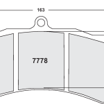 PFC 7778.13.30.44 Колодки тормозные RACE 13 CMPD 30мм BMW Z4 GT3