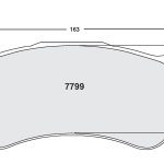 PFC 7799.12.29.44 Колодки тормозные RACE 12 CMPD 29мм NISSAN GT-R35 GT3 (суппорт Brembo 6-поршневой)