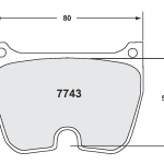 PFC 7743.01.22.44 Колодки тормозные RACE 01 CMPD 22MM d Focus WRC (Tarmac)