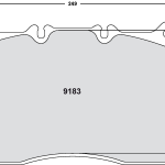 PFC 9183.11 Тормозные колодки Z-RATED EVC