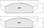 PFC 0650.22 Тормозные колодки Z-RATED CARBON METALLIC
