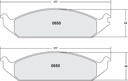 PFC 0650.22 Тормозные колодки Z-RATED CARBON METALLIC