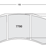 PFC 7790.90.20.04 Колодки передние тормозные RACE 90 CMPD 20mm BMW M3 GT4 (AP Racing CP9660)